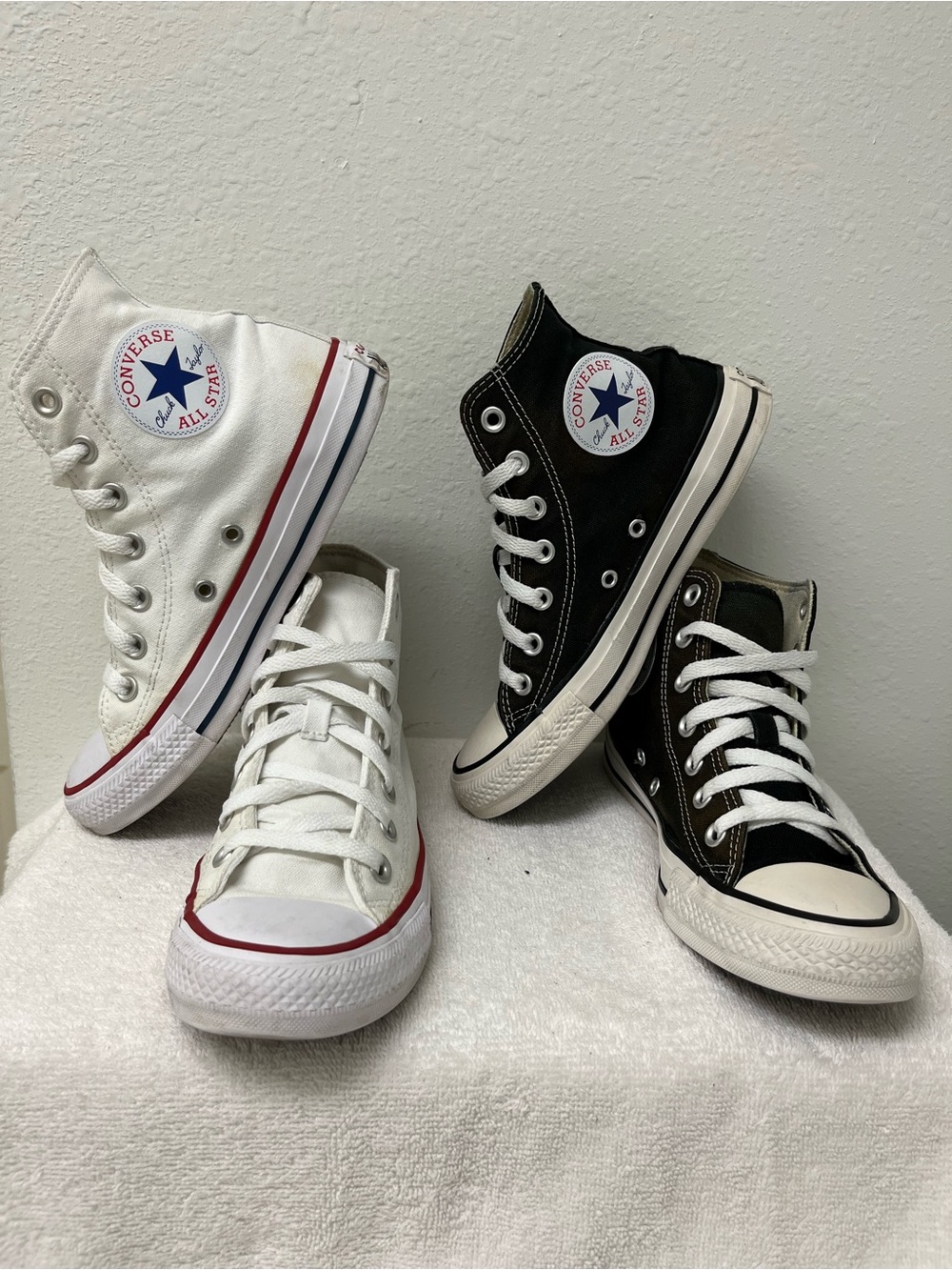Converse Chuck Taylor All Star High Top Sneakers White Black Unisex Men’s 4.5